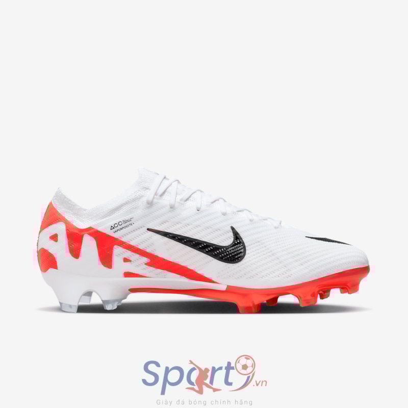 Nike Mercurial Vapor 15 Elite FG - Trắng đỏ - DJ4978-600